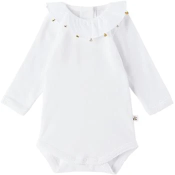 Bonpoint | Baby White April Bodysuit 4.9折, 独家减免邮费