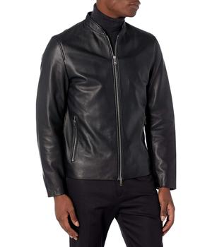Theory | Men's Moore Full Zip Basic Leather Jacket商品图片,独家减免邮费