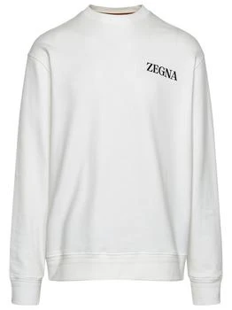 Zegna | Ermenegildo Zegna Logo Printed Crewneck Sweatshirt 5.3折