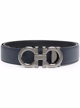 菲拉格慕皮带男, Salvatore Ferragamo | Salvatore Ferragamo Men's Blue Leather Belt商品图片 