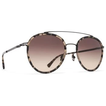 Mykita | Mykita Unisex Sunglasses - Black/Antigua Brown Pilot Frame | MERI A16-BK/ANT_BR/BR,商家My Gift Stop,价格¥1063