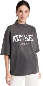 推荐ANINE BING Wes Painted Muse T 恤商品