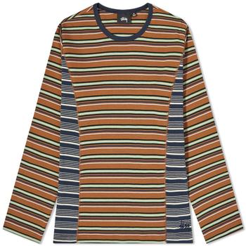 STUSSY | Stussy Long Sleeve Mixed Stripe Tee商品图片,6.1折