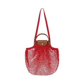 推荐LONGCHAMP 女士红色帆布手提包 10121HVH548商品