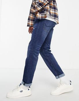 了解迈克达威, Jack & Jones | Jack & Jones Intelligence Mike straight fit jeans in super stretch midwash blue商品图片 7.5折