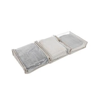 Household Essentials | Under Bed Zippered Sweater Storage Bags with Clear Vision Panel, Set of 3,商家Macy's,价格¥150