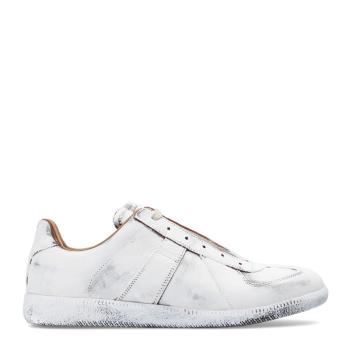 MAISON MARGIELA | Maison Margiela  男款白色做旧裂纹德训鞋运动鞋 S37WS0562-P3714-H8321商品图片,独家减免邮费