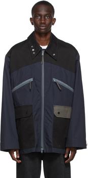 艾克妮衣服, Acne Studios | Black & Navy Casual Cotton Jacket商品图片 3.5折