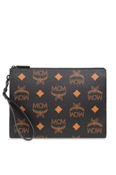 推荐MCM Monogrammed Zip-Up Clutch Bag商品