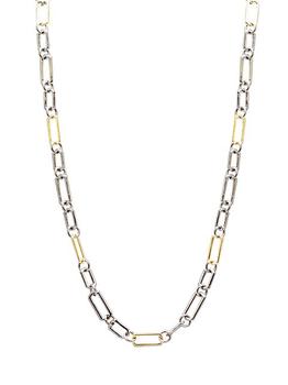 商品Armenta | Old World 18K Gold & Sterling Silver Paperclip Chain Necklace,商家Saks Fifth Avenue,价格¥14275图片