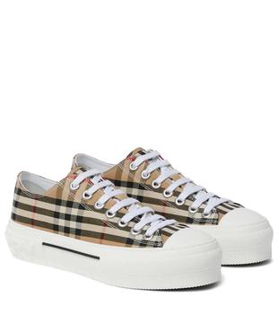 推荐Vintage Check canvas sneakers商品