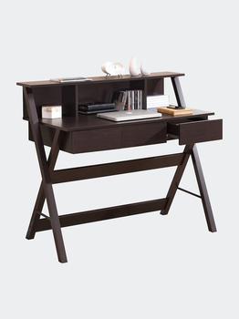 商品Writing Desk With Storage, Wenge,商家Verishop,价格¥1307图片