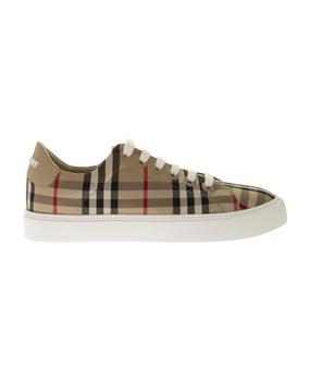 burberry鞋新款, Burberry | New Albridge - Sneaker With Vintage Check Pattern And Leather商品图片 