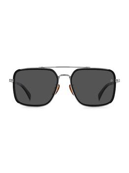 商品David Beckham | 59MM Aviator Sunglasses,商家Saks Fifth Avenue,价格¥1704图片
