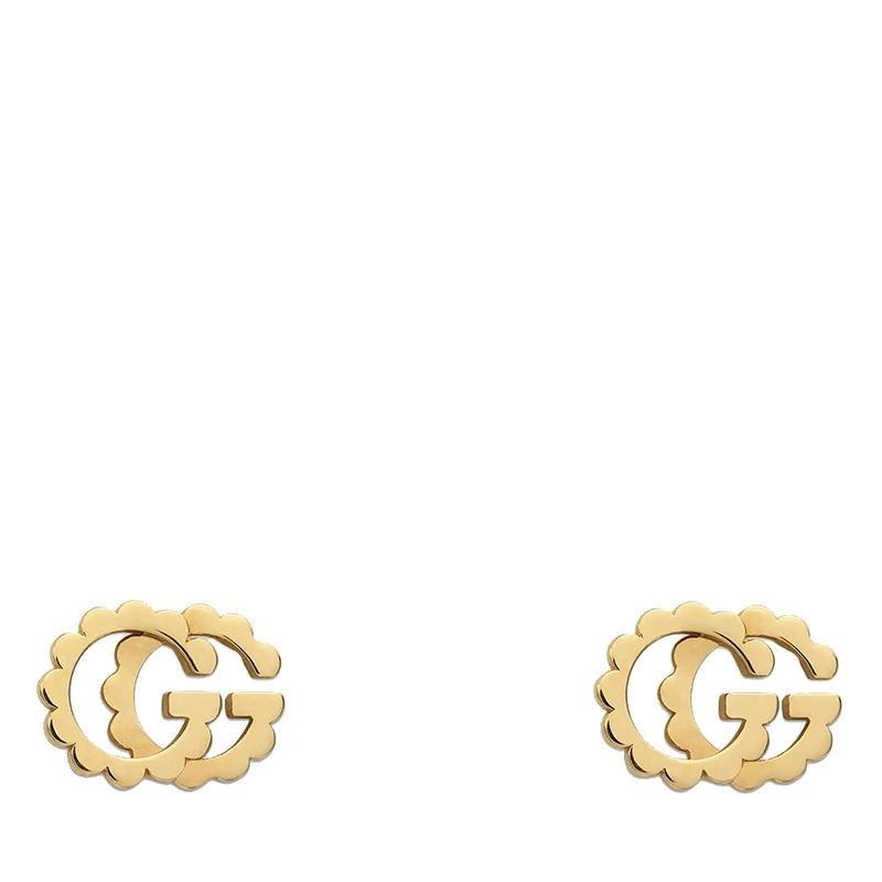 Gucci | GUCCI/古驰 double G系列 18k金黄金双G耳钉,商家VP FRANCE,价格¥6642