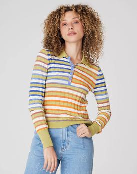 Madewell | Back Beat Co. Space Dye Rib Polo商品图片,