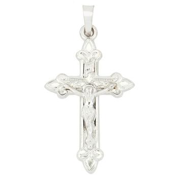 商品Macy's | Crucifix Cross Pendant in 14k White Gold,商家Macy's,价格¥1825图片