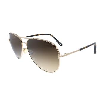 tom ford墨镜推荐, Tom Ford | Tom Ford Clark TF 823 28F 59mm Unisex Aviator Sunglasses商品图片 5.3折