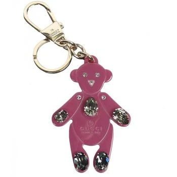 Gucci | Gucci Embellished Teddy Bear Key Ring Charm,商家Cettire,价格¥5044