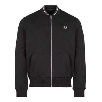 Fred Perry | Fred Perry Zip Through Sweat - Black商品图片,
