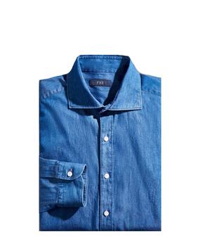 商品FAY | Shirt In Stone-washed Denim,商家Italist,价格¥1626图片