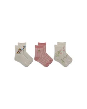 商品Girls' Charleston Bear Socks, 3 Pairs - Baby图片