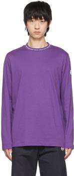 Moncler | 紫色棉质长袖 T 恤商品图片,