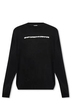 Emporio Armani | Emporio Armani Sweater With Logo,商家Cettire,价格¥1230
