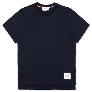 thom browne代购, Thom Browne | Thom Browne Relaxed Fit S/S Tee - Navy商品图片 