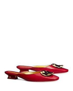 Tory Burch | Women's Patos Logo Kitten Heel Mules商品图片,6折, 独家减免邮费