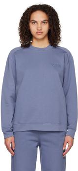 Ganni | Blue Drop Shoulder Sweatshirt商品图片,独家减免邮费