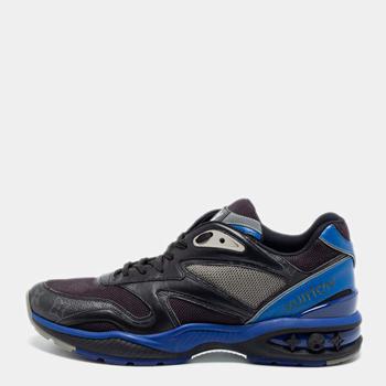 路易威登男鞋价格, [二手商品] Louis Vuitton | Louis Vuitton Black/Blue Leather, Mesh and Monogram Canvas Low-Top Sneakers Size 41商品图片 满1件减$100, 满减