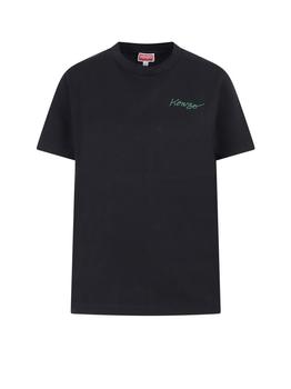 Kenzo | Kenzo Poppy-Embroidered Crewneck T-Shirt商品图片,5.2折