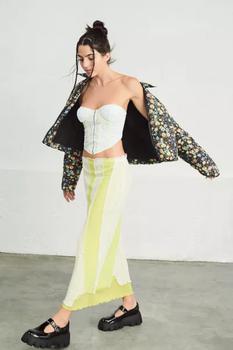 Urban Outfitters | UO Beatrix Spliced Maxi Skirt商品图片,2.3折