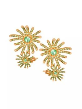 Oscar de la Renta | Goldtone & Glass Crystal Firework Earrings,商家Saks Fifth Avenue,价格¥4426