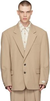 ADER error | Beige Single-Breasted Blazer 7.4折