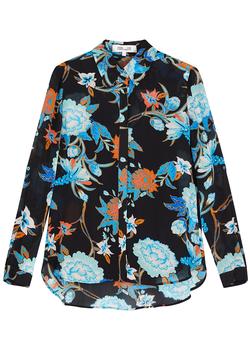 推荐Lorelei floral-print georgette shirt商品