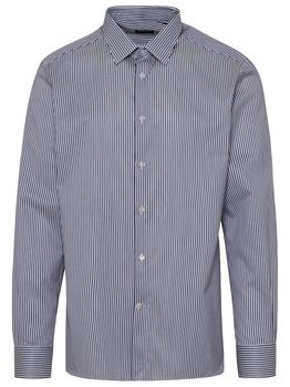 Zegna | Z Zegna Striped Buttoned Long Sleeved Shirt商品图片,9.5折