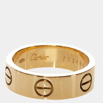 商品LOVE Ring in Yellow Gold Ring Size 51,商家The Luxury Closet,价格¥12277图片