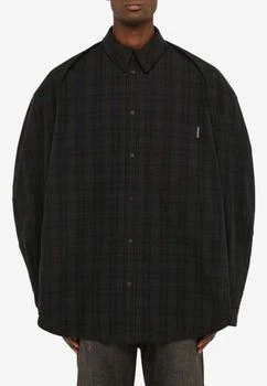 Balenciaga | Checked Convertible Overshirt,商家Thahab,价格¥8908