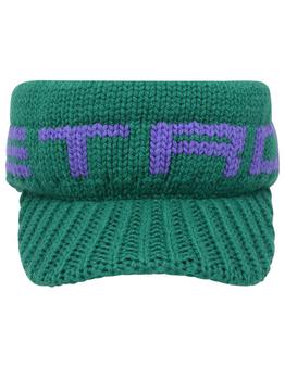 ETRO | Etro Logo Intarsia-Knitted Curved Peak Visor商品图片,6.7折