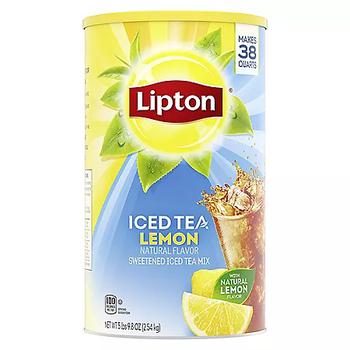 商品Lipton Sweetened Iced Tea Mix, Lemon (89.8 oz.),商家Sam's Club,价格¥49图片
