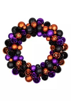 推荐Jack-O-Lantern Shatterproof Ball Ornament Halloween Wreath - 24-Inch Unlit商品