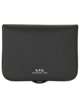 A.P.C. | A.P.C. Small Leather Goods in Black,商家Modayn,价格¥1506