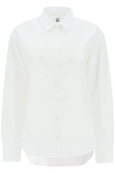 Totême | Oversized organic poplin shirt,商家Coltorti Boutique,价格¥1374