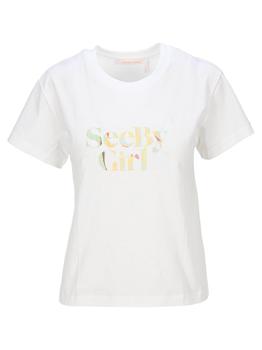 product See By Chloé Logo Printed T-Shirt - S image