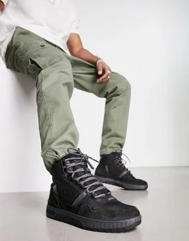 推荐Lacoste t-clip winter mid boots in black商品