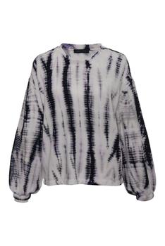 Sanctuary | Perfect Sweatshirt in Black/Purple Tie Dye商品图片,6.3折