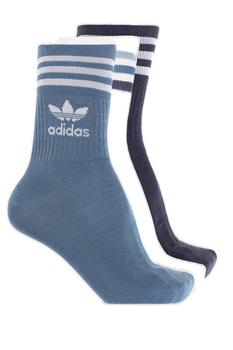 推荐Adidas Three-Pack Mid-Cut Crew Socks商品