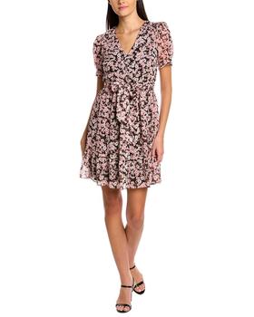 推荐KARL LAGERFELD Printed Floral Chiffon Mini Dress商品